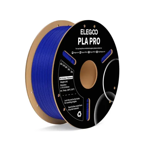 Filament pentru imprimantă 3D Elegoo PLA Pro, 1.75 mm, 1 kg, albastru