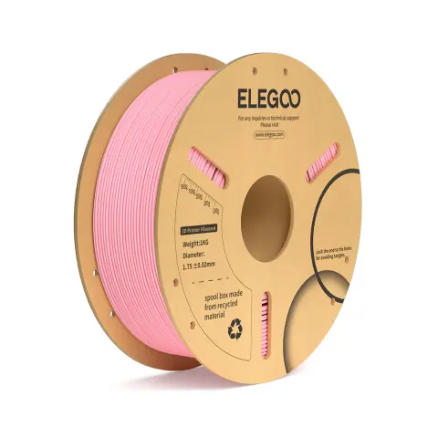 Filament pentru imprimantă 3D Elegoo PLA+, 1.75 mm, 1 kg, roz
