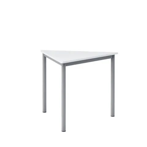 RFG School Trapez 60, masă pentru clasele peste a VIII-a, 790 x 905 x 750 mm, blat alb, structură metalică gri