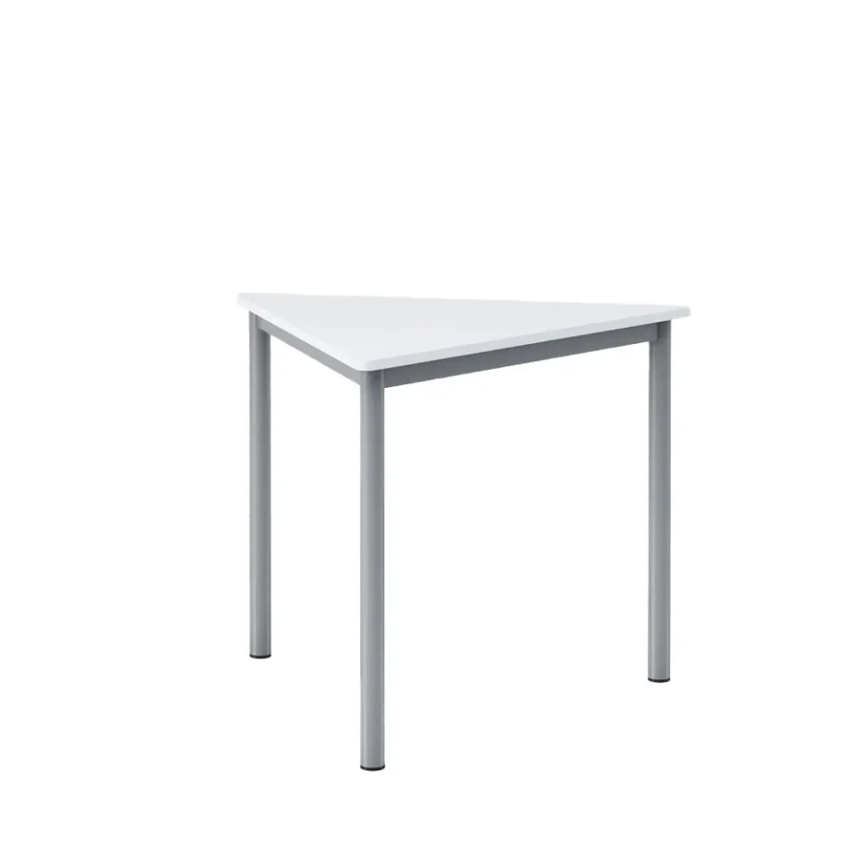 RFG School Trapez 60, masă pentru clasele peste a VIII-a, 790 x 905 x 750 mm, blat alb, structură metalică gri