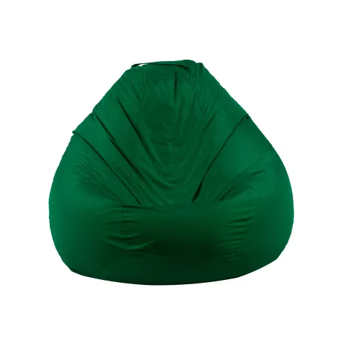 Fotoliu puf Nirvana Gigant, în formă de pară, 520 L, 1100 ? 1100 ? 900 mm, verde