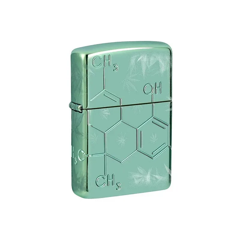 BRICHETĂ ZIPPO 46313 CU DESIGN CANABIS THC
