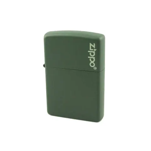 ZIPPO 221ZL BRICHETĂ VERDE MATĂ CU LOGO ZIPPO