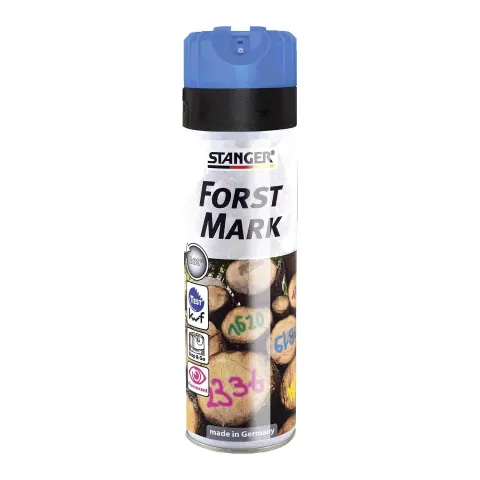 Stanger Forstmark Fluor Stop&Go Spray de marcare a lemnului, albastru fluorescent