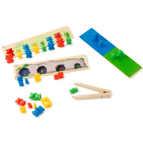 Eduplay Joc de sortare cu ursuleți colorați