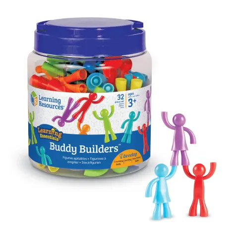Learning Resources Set de construcție cu figurine umane, 32 de piese