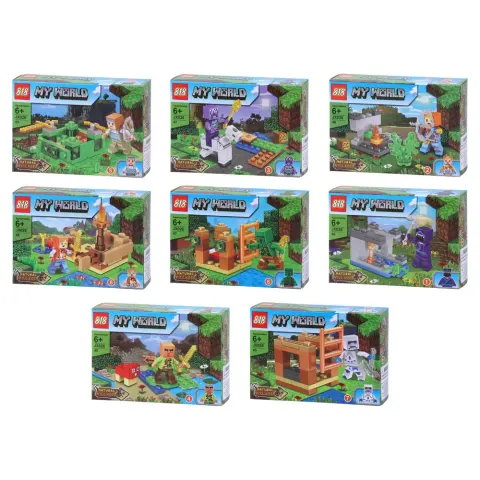 Ozzo 818 My World – set de construcție cu sate, asortat, 1 bucată