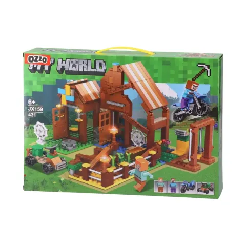 Ozzo 818 Pixel World, set de construcție, 431 de piese