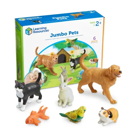 Learning Resources Set cu animale de companie, 6 piese