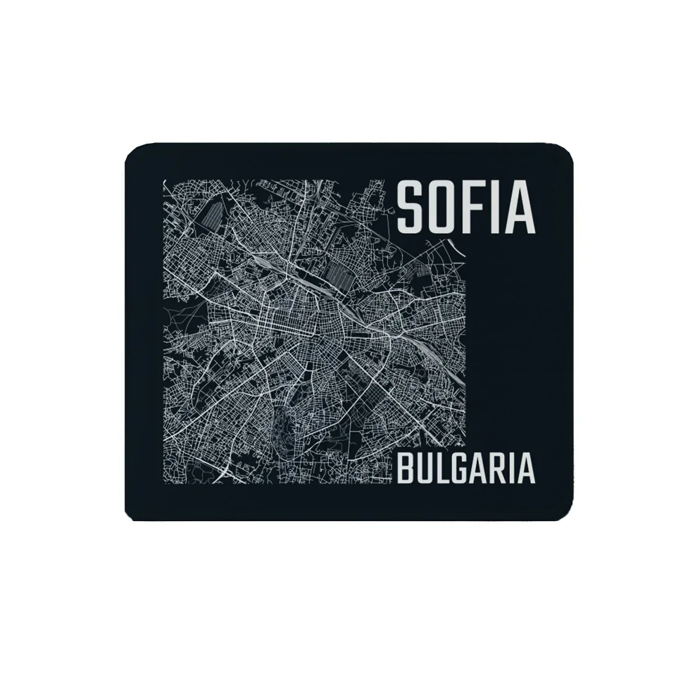 Gift&Go Suport pentru mouse BG - Hartă a Sofiei, 19.7 x 23.5 cm