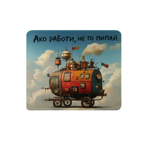 Gift&Go Covoraș pentru mouse Fun - Dacă funcționează, nu-l atinge, 19.7 x 23.5 cm