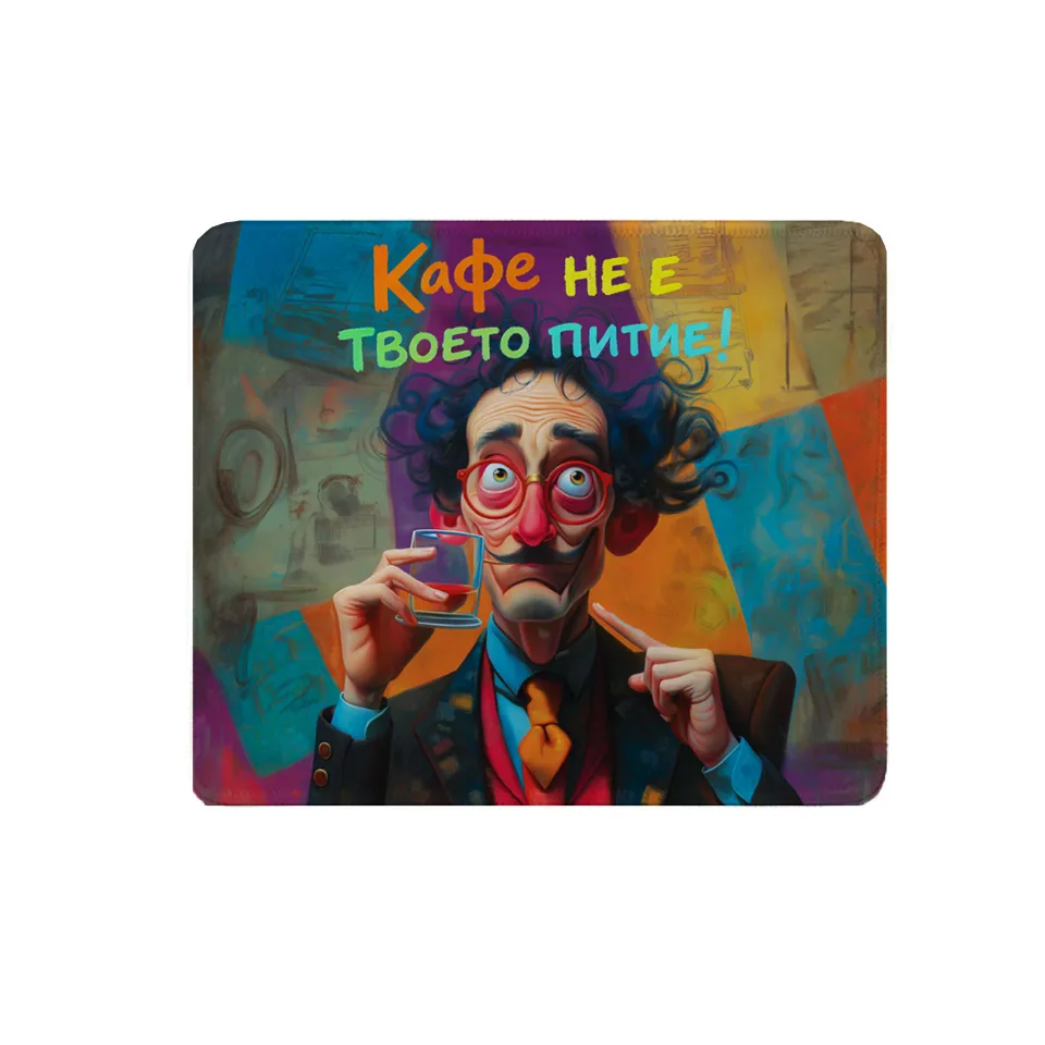 Gift&Go Covoraș pentru mouse Fun - Cafeaua nu e băutura ta, 19.7 x 23.5 cm