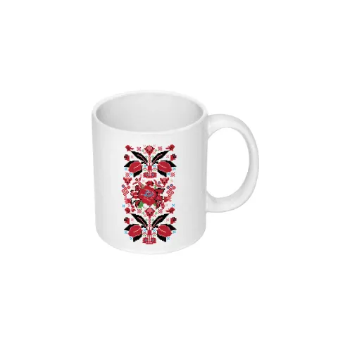 Gift&Go Cană Bulgaria - Shevitsa 2, ceramică, clasa AA, albă, 330 ml, în cutie