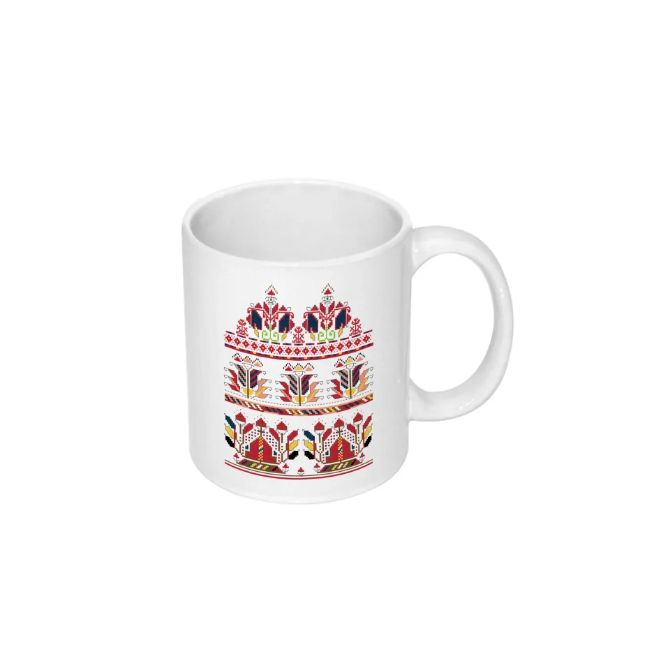 Cană Gift&Go Bulgaria - Shevitsa 3, ceramică, clasa AA, albă, 330 ml, în cutie