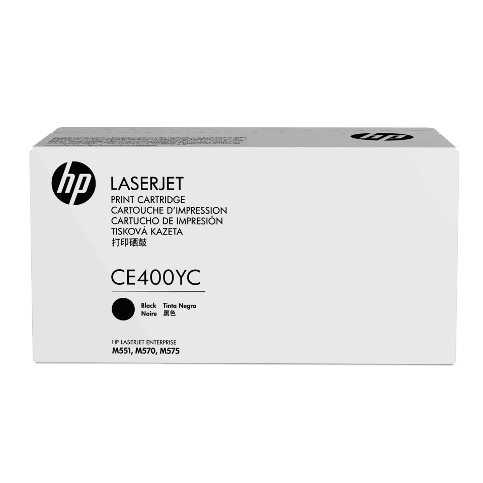 HP toner CE400YC, 507X, negru