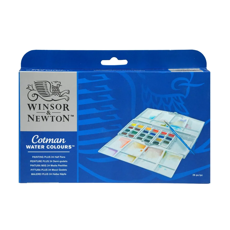 SET DE ACUARELE PAINTING PLUS, 24 DE CULORI