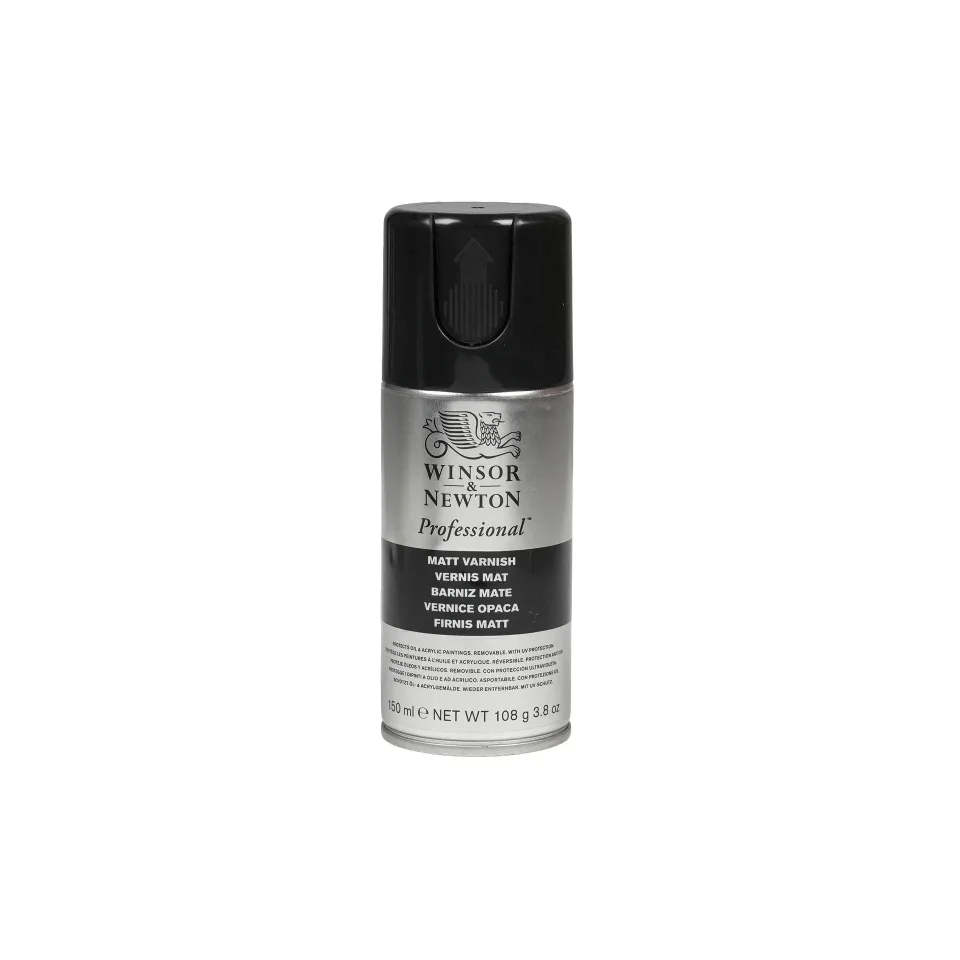 VERNIS SPRAY MAT PENTRU PICTURI ÎN ACRILIC ȘI ULEI 150ML