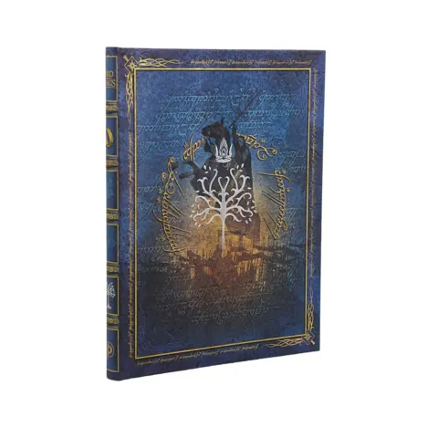 PAPERBLANKS COROANA RECUCERITĂ CAIET ULTRA CU COPERTĂ RIGIDĂ, 72 DE FILE, ROȘU