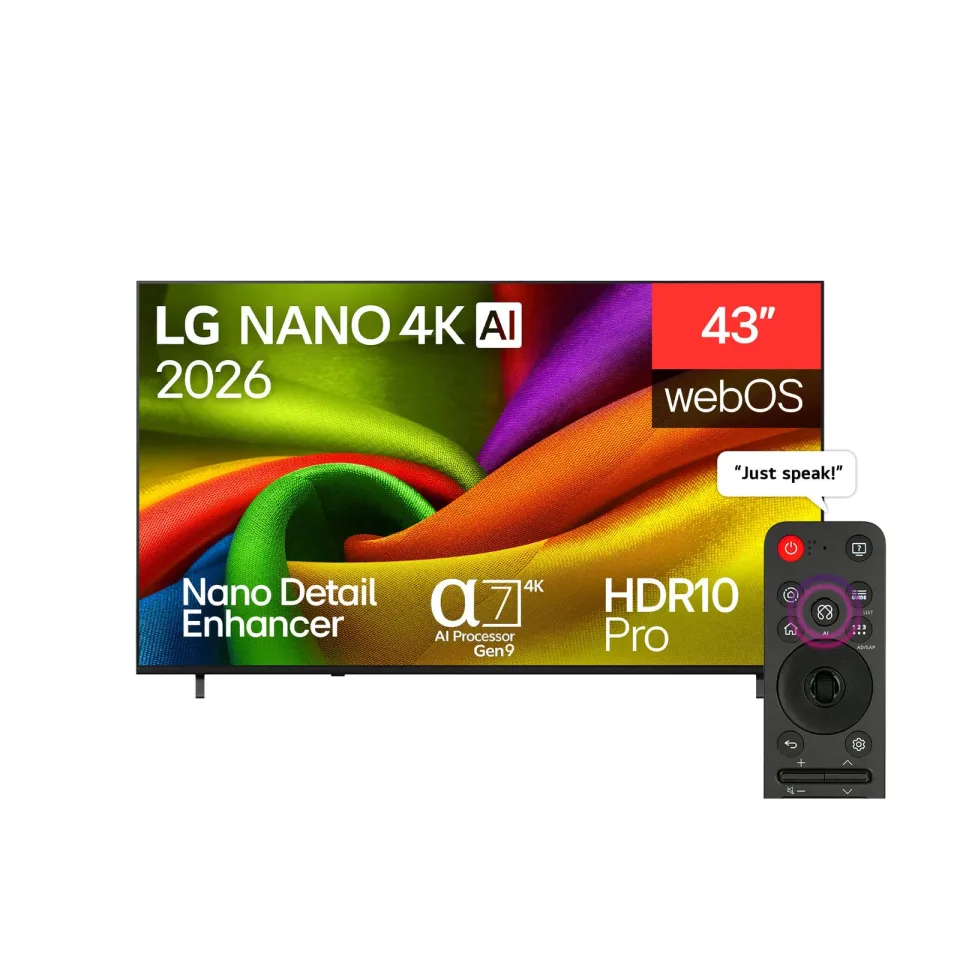 LG 43NU85CB6LA Televizor inteligent, 43'', Ultra HD DLED, HDR10, 60 Hz, HDMI, USB, webOS