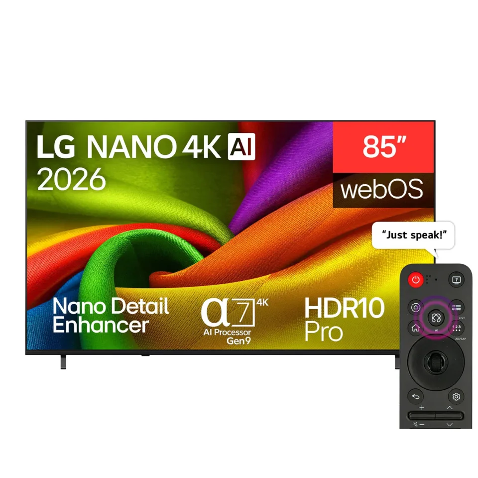 Televizor LG 85NU85CB6LA, 85'', Ultra HD DLED, HDR10, 60 Hz, HDMI, USB, webOS