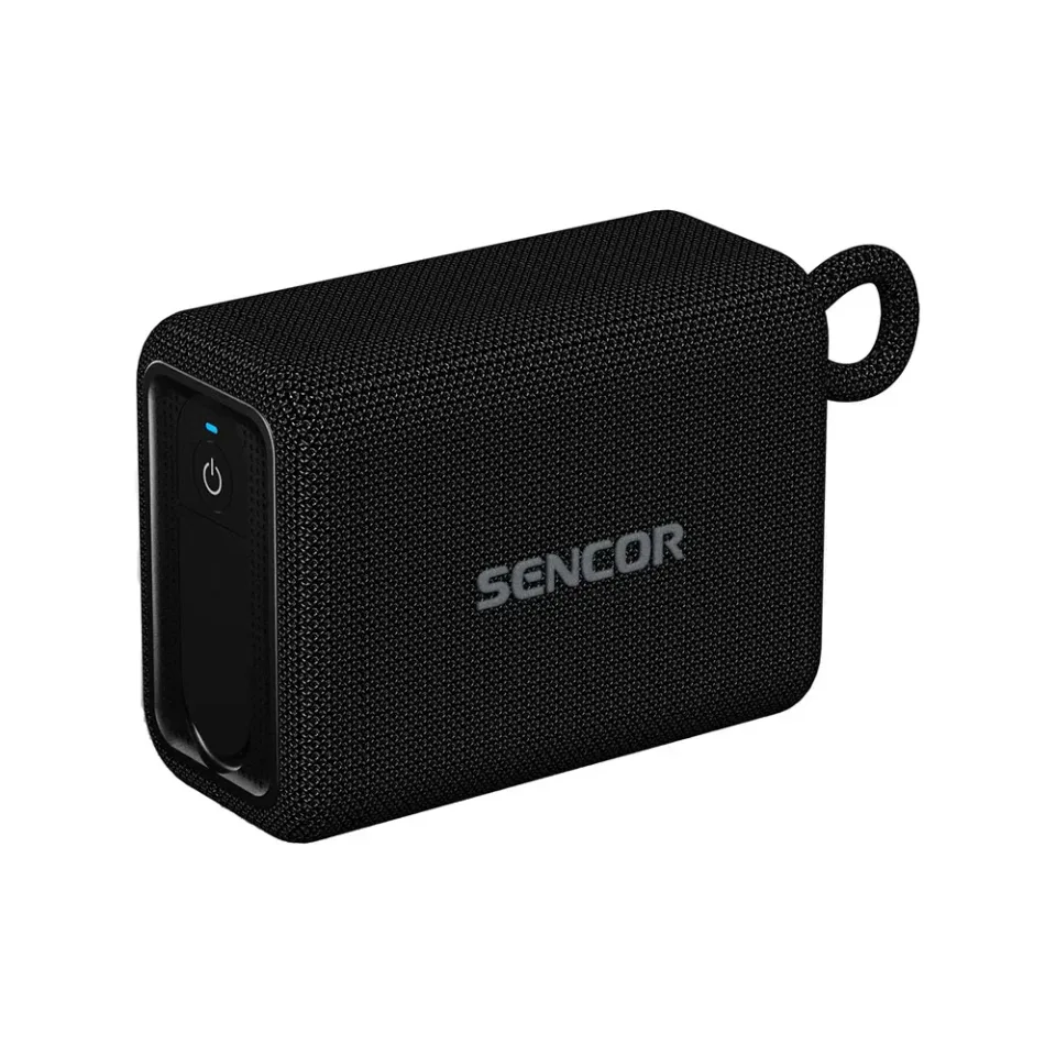 Sencor SSS 1400, boxă portabilă, TWS, Bluetooth, 5 W, IPX6, neagră